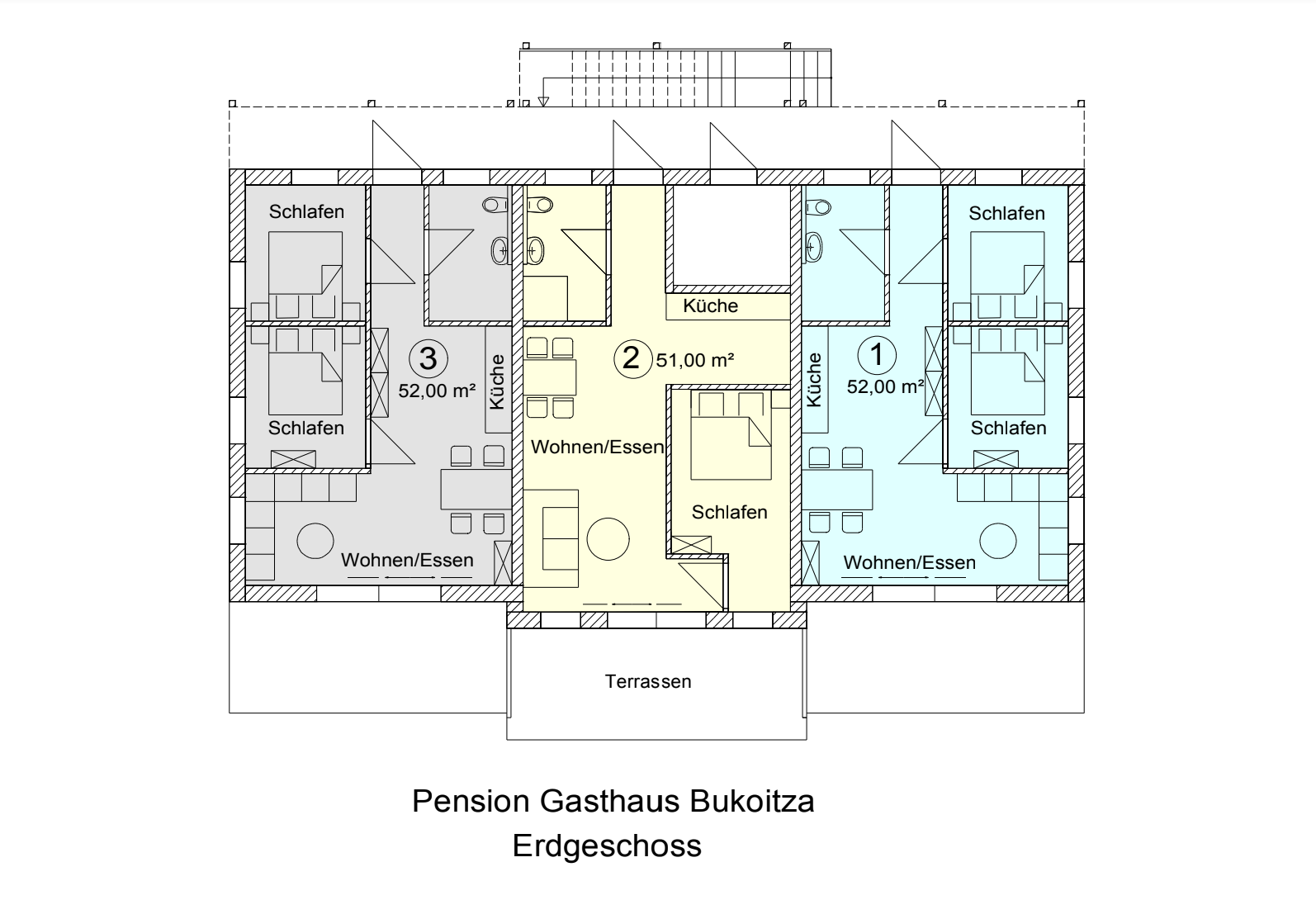 Pension Gasthaus Bukoitza Erdgeschoss